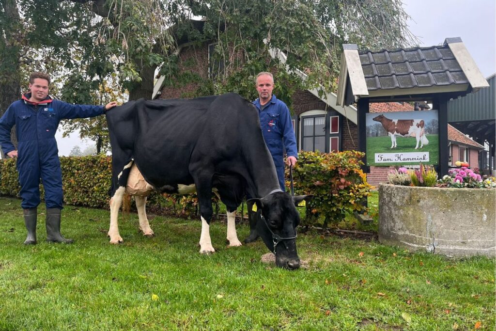 Rick en Jan Hammink met Geertje 669